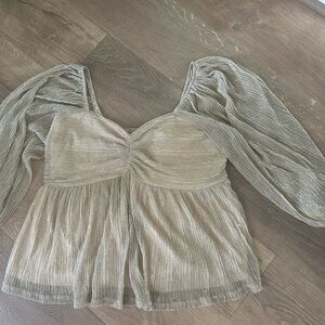 Arula Sweetheart Neckline Blouse (X)